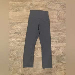 Lululemon Align 21” size 2 charcoal grey LIKE NEW